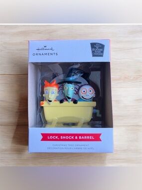 NEW Hallmark The Nightmare Before Christmas Lock, Shock and Barrel Tree Ornament